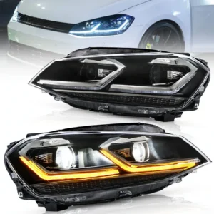 Volkswagen GOLF  MK7 GTI look projektoriniai priekiniai žibintai VLAND